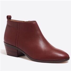 J. Crew Leather Ankle Boots
